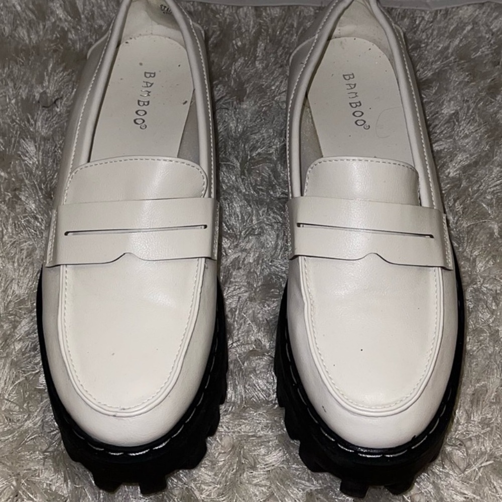 Platform chunky loafer